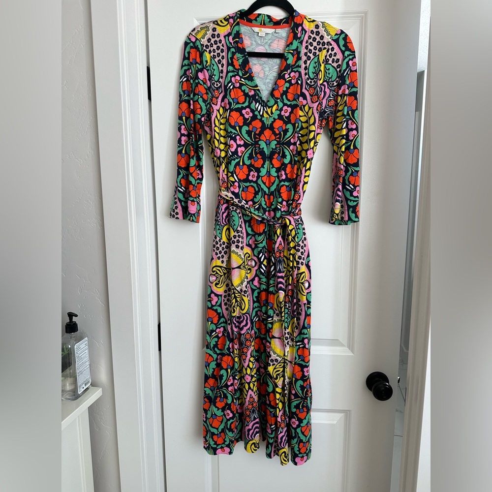 Boden colorful jersey dress US 4